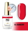 18. CRANBERRY - lakier hybrydowy czerwony MOLLON LUXURY *