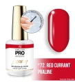 72. RED CURRANT PRALINE - lakier hybrydowy  czerwony MOLLON LUXURY *