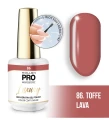 86. TOFFEE LAVA - lakier hybrydowy brązowy MOLLON LUXURY *