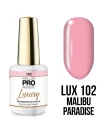 102. MALIBU PARADISE - lakier hybrydowy różowy MOLLON LUXURY