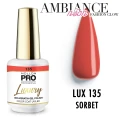 135. SORBET - lakier hybrydowy czerwony neonowy MOLLON LUXURY