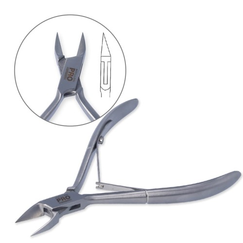 MOLLON CĄŻKI DO PEDICURE 16 mm do wrastających paznokci u stóp z wąskim ostrzem 11,5 cm (4003) profesjonalne 