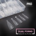 DUAL FORMS POLYFLEXI - SALON ALMOND - do przedłużania paznokci akrylożelem MOLLON