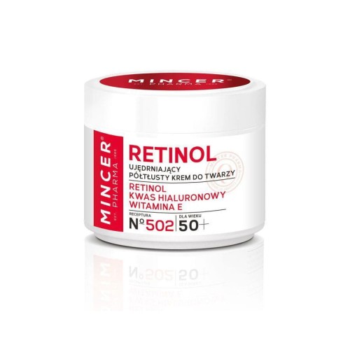 RECEPTURA N°502 - RETINOL 50 ml - krem półtłusty ujędrniajacy 50+ MINCER PHARMA 