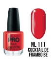 111.  Cocktail de framboise - Lakier Klasyczny Hardening Nail Lacquer 15 ml - Mollon PRO
