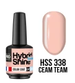 338. CREAM TEAM - lakier hybrydowy beżowy MOLLON HSS