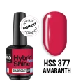 377. AMARANTH - lakier hybrydowy czerwony MOLLON HSS