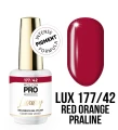 177/42 RED ORANGE PRALINE - lakier hybrydowy różowy MOLLON LUXURY