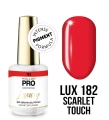182. SCARLET TOUCH - lakier hybrydowy czerwony neonowy MOLLON LUXURY