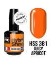 381. JUICE APRICOT- lakier hybrydowy pomarańczowy MOLLON HSS
