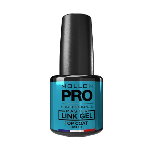 MOLLON MASTER TOP COAT LINK GEL 12 ml - top UV/LED samopoziomujący do żelu i akrylu