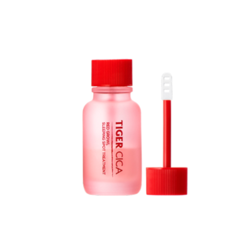 TIGER CICA RED GROWL SLEEPING SPOT TREATMENT - preparat punktowy na wypryski 15 ml
