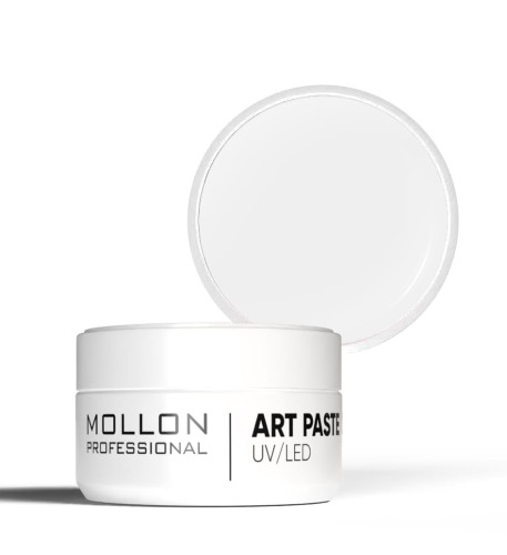 ART PASTE WHITE 5g  - biała pasta do zdobień MOLLON