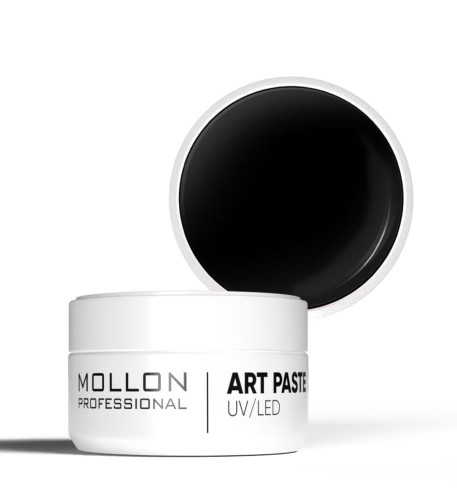 ART PASTE BLACK 5g - czarna pasta do zdobień MOLLON