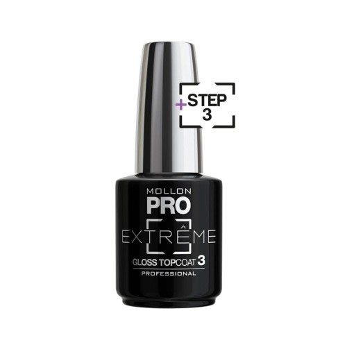 MOLLON CLASSIC TOP COAT EXTREME GLOSS 10 ml - top do lakierów klasycznych ekstremalnie połyskujący