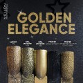 MOLLON MASTER TOP COAT GOLD 12 ml - top z delikatnymi złotymi drobinkami UV/LED bez warstwy dyspresyjnej