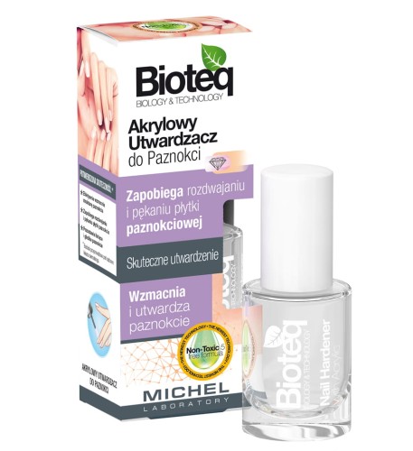 ODŻYWKA DO PAZNKOCI Z AKRYLEM - wzmacniająca łamliwe 10 ml BIOTEQ