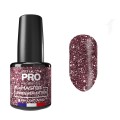 MASTER UNDER REFLEXION FLASH COAT UV/LED 12 ml - 03. PINK RUBY  - brokatowy lakier z różowym efektem flash bez warstwy dyspresyjnej MOLLON