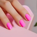 202. PINK INFERNO - profesjonalny lakier hybrydowo-żelowy UV/LED  LUXURY 8 ml MOLLON