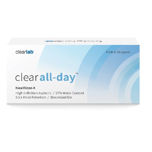 Soczewki miesięczne CL CLEARALL-DAY 3 szt. -0,75