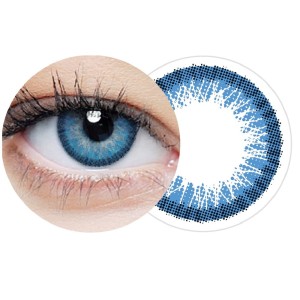 Soczewki kolorowe jednodniowe clearcolor™  1-day Light Blue CL240 10pk -0,75