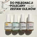 MOLLON ZESTAW 4 OLEJKÓW DO PAZNOKCI I SKÓREK: nagietek+mikrokapsułki+wrzos+róża