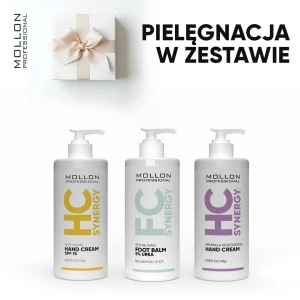 MOLLON SET NR 3 (KREM DO RAK SPF, KREM DO STÓP 5% UREA, KREM DO RĄK Z KOLAGENEM)