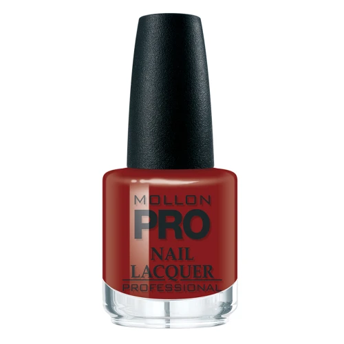 10. RUBY FOUNTAIN - lakier klasyczny bordowy MOLLON HARDENING 15 ml 