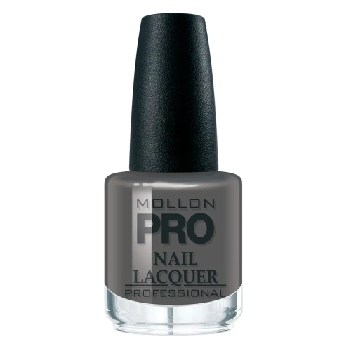 72. HARDENING NAIL LACQUER LIGHT SILVER 15 ml MOLLON - lakier klasyczny srebrny