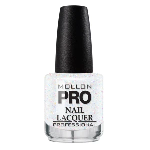 206. Peach Sparkle - Lakier Klasyczny Hardening Nail Lacquer 15 ml - Mollon PRO