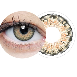 Soczewki kolorowe jednodniowe clearcolor™  1-day Hazel FL332 10pk -6,00