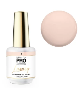 02. GINGER - lakier hybrydowy beżowy MOLLON LUXURY