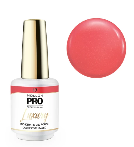 17. POMEGRANATE - lakier hybrydowy różowy MOLLON LUXURY *