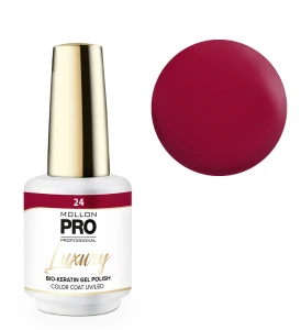 24. RED GOOSEBERRY - lakier hybrydowy bordowy MOLLON LUXURY *
