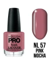 057. PINK MOCHA - lakier klasyczny różowy MOLLON HARDENING 15 ml 
