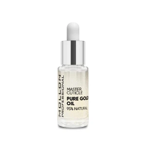 MOLLON CUTICLE OIL PURE GOLD 5 ml - oliwka do skórek i paznokci z drobinkami złota