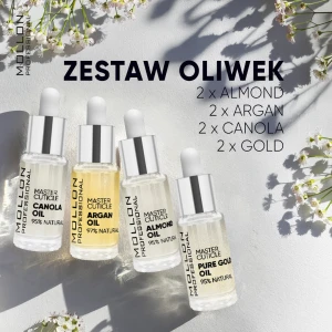 ZESTAW 8 OLIWEK  5 ml MOLLON MASTER CUTICLE OIL