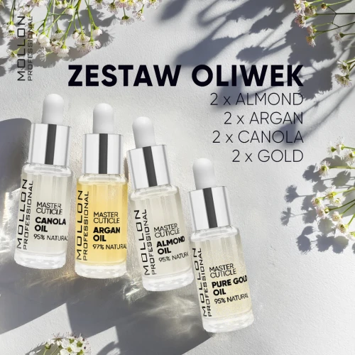 ZESTAW 8 OLIWEK  5 ml MOLLON MASTER CUTICLE OIL