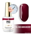 24. RED GOOSEBERRY - lakier hybrydowy bordowy MOLLON LUXURY *