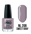 208. Sweet gray - Lakier Klasyczny Hardening Nail Lacquer 15 ml - Mollon PRO *