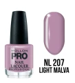 207. Light malva - Lakier Klasyczny Hardening Nail Lacquer 15 ml - Mollon PRO